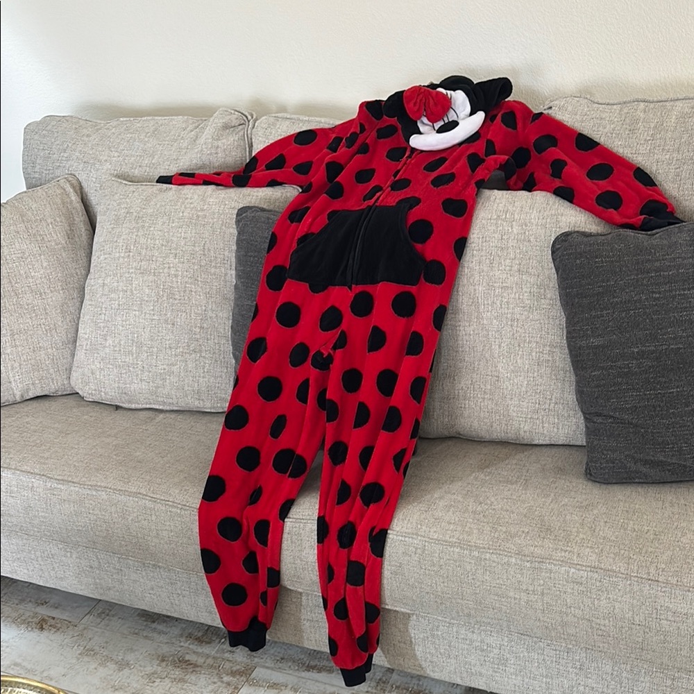Disney Red and Black Polka Dot One Piece